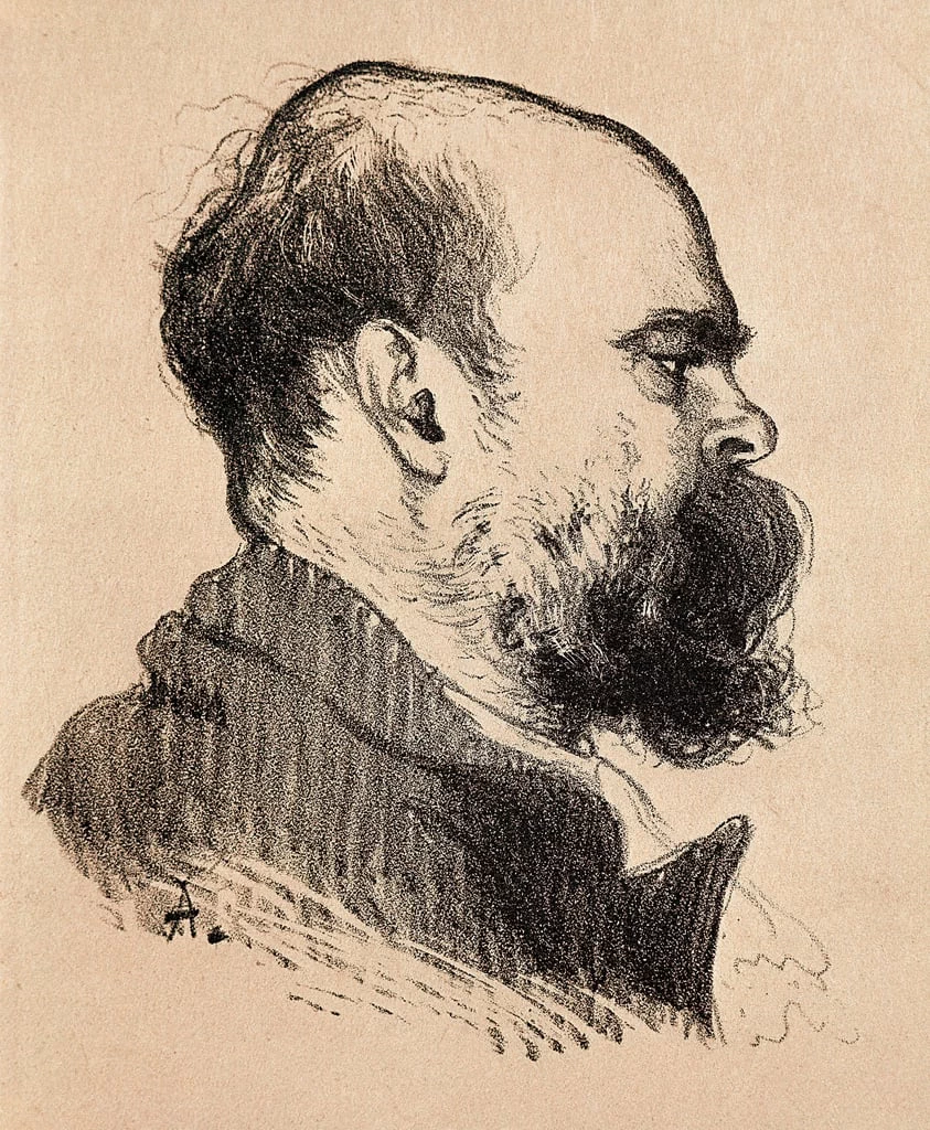 Ritratto di Paul Verlaine - Musee Toulouse, Lautrec, Albi